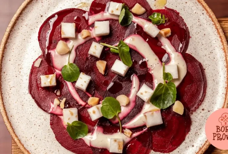Carpaccio de Beterraba Assada