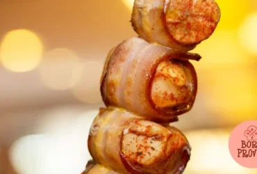 Filé de Porco Assado com Bacon