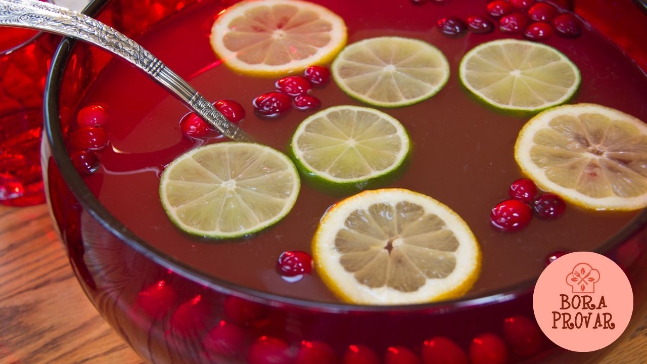 Ponche de Frutas sem álcool