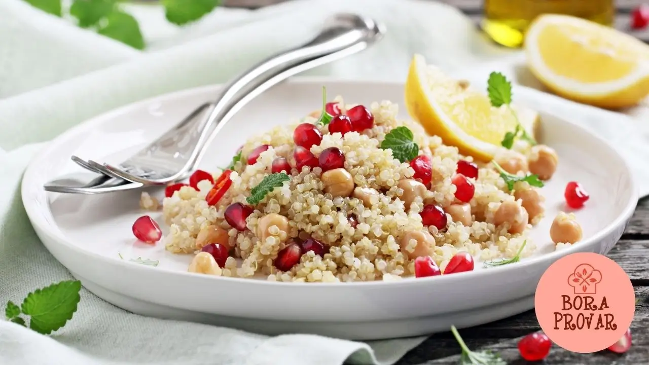 Tabule de Quinoa com Romã