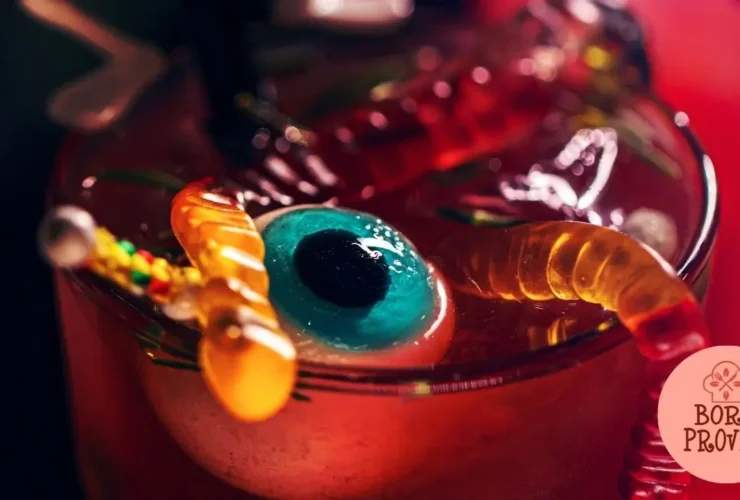 Drink de Vermes de Halloween (sem álcool)
