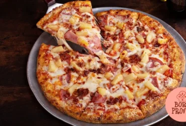 Pizza de Abacaxi com Lombo Canadense