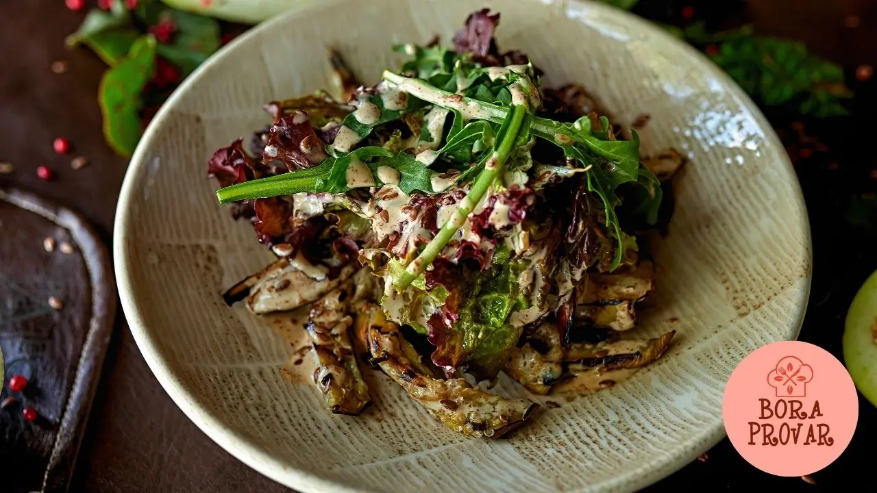 Salada de Beringela Grelhada