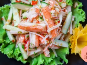 Salada Picante de Pepino e Kani
