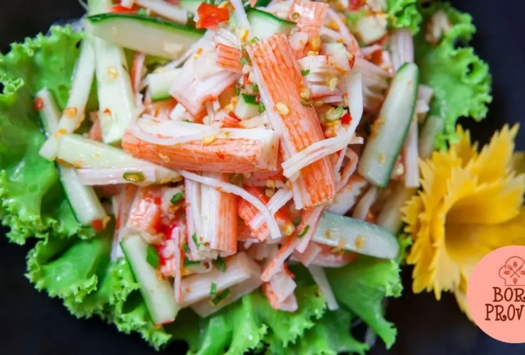 Salada Picante de Pepino e Kani