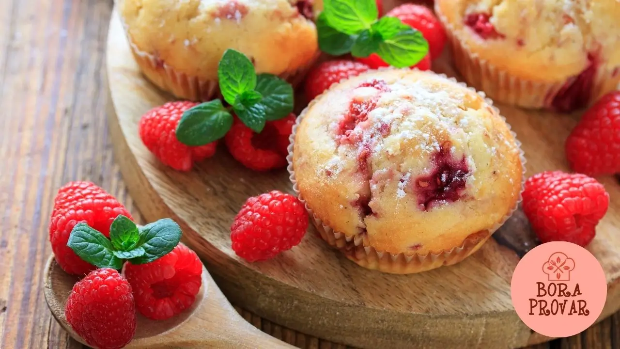 Muffins de Framboesa