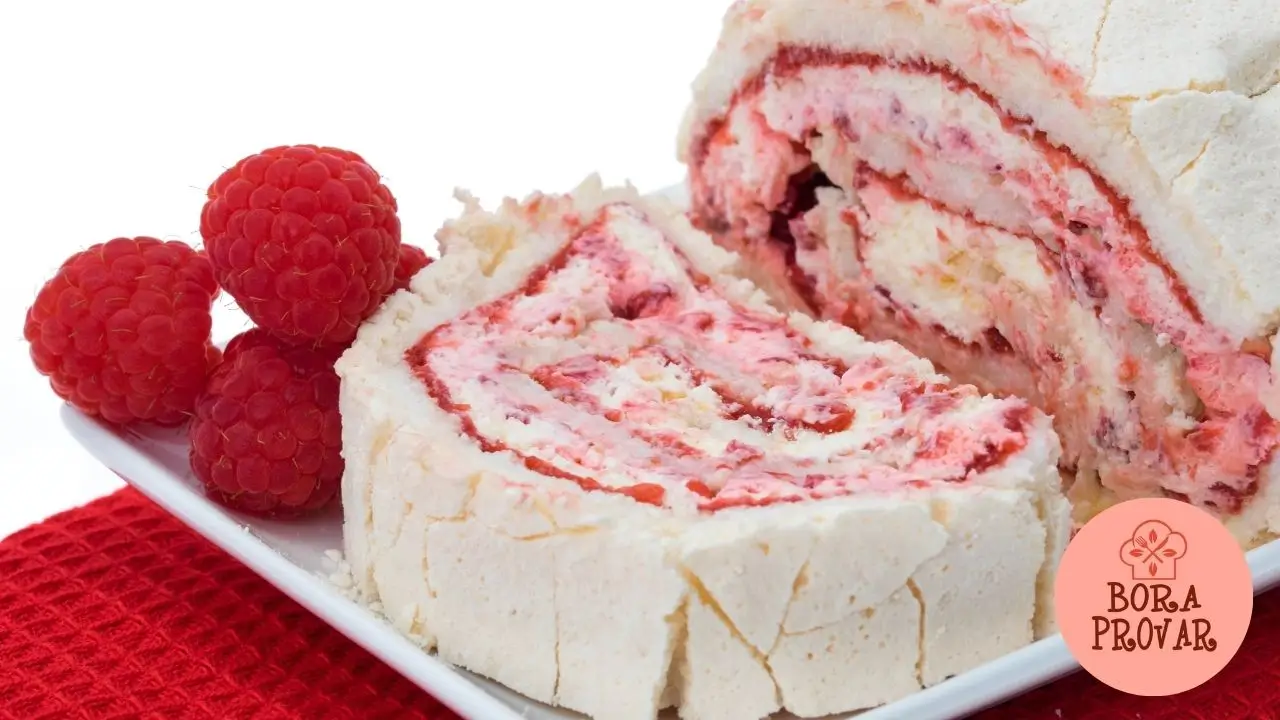 Rocambole de Framboesa