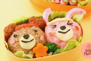 Arroz Moldado em Formato de Personagem