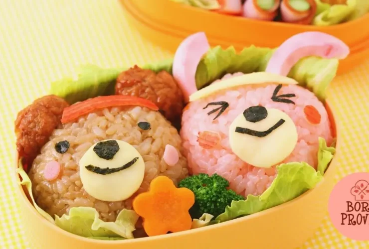 Arroz Moldado em Formato de Personagem