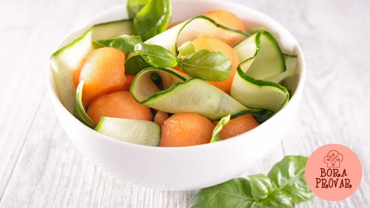 Salada de Melão e Pepino