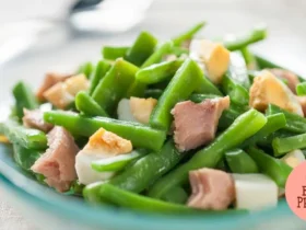 Salada de Vagem com Atum e Ovos