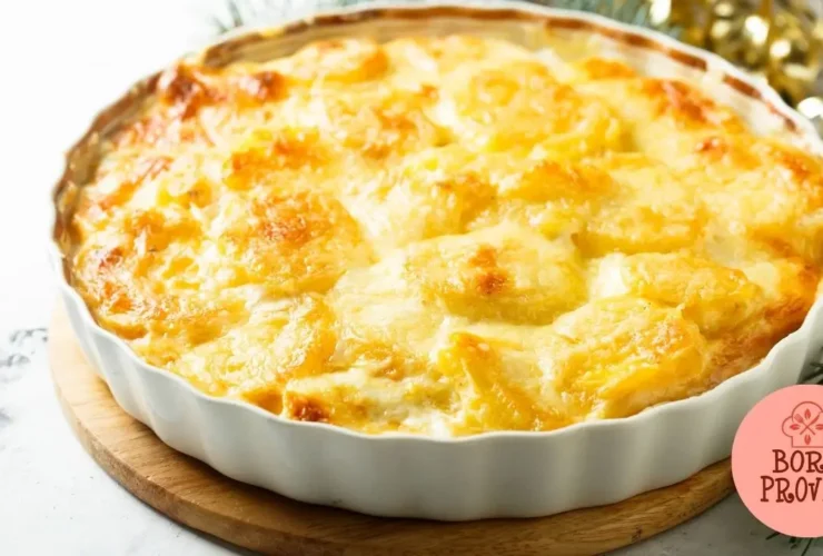 Gratinado de Batata com Molho Branco