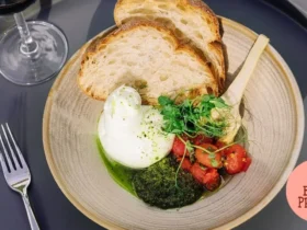 Burrata com Pesto de Pistache