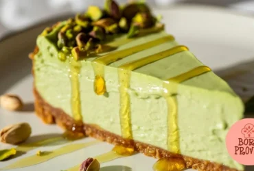 Cheesecake de Pistache com Massa de Kadaif
