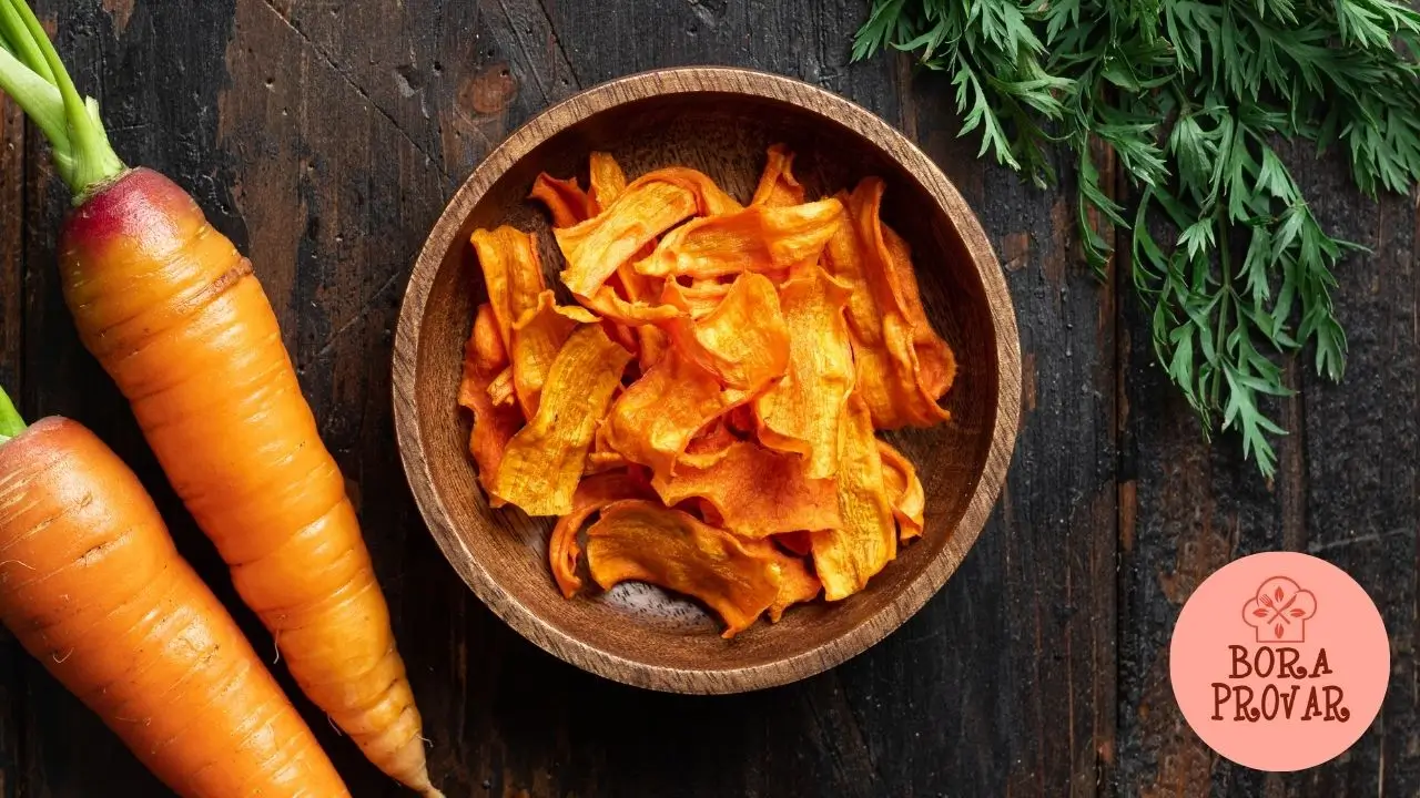 Chips de Cenoura de Airfryer
