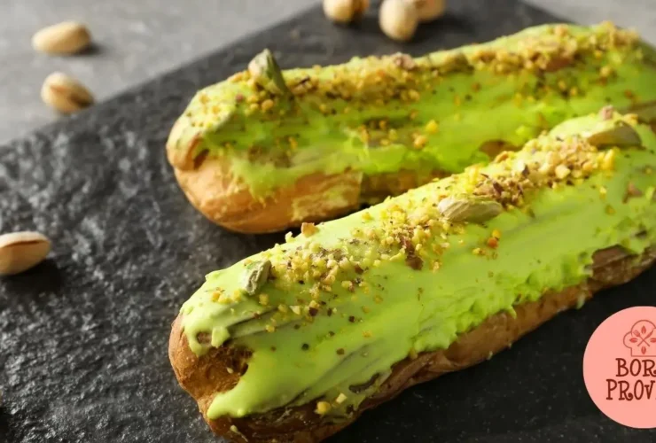 Eclair de Pistache Estilo Dubai