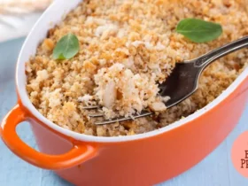 Macarrão Gratinado com Crosta de Pão