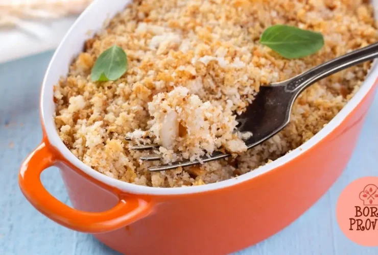 Macarrão Gratinado com Crosta de Pão