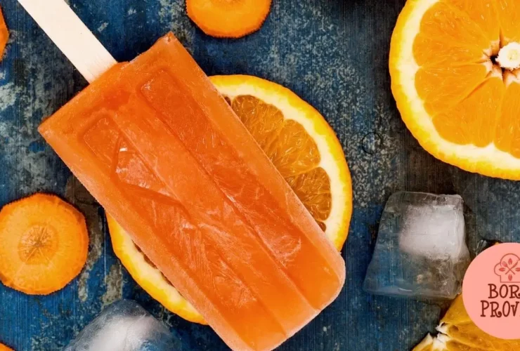 Picolé de Laranja e Cenoura