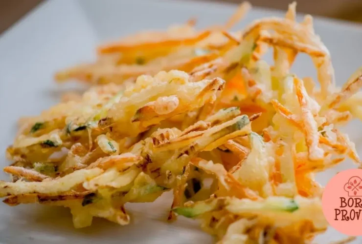 Tempura de Cenoura em Fios
