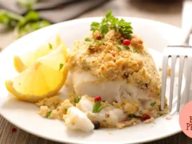 Peixe Grelhado com Crosta de Pimenta Rosa