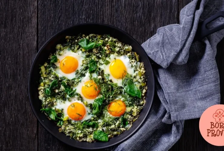 Shakshuka de Espinafre e Pesto