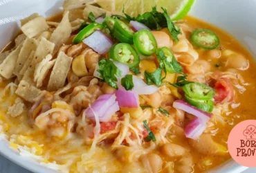 White Chicken Chili - Chilli de Frango com Feijão Branco