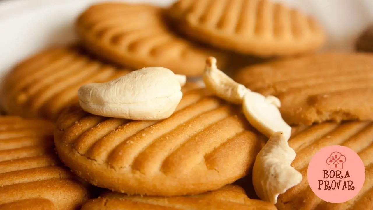 Biscoito de Castanha de Caju Caseiro