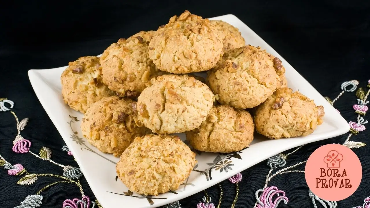 Biscoito de Nozes Caseiro