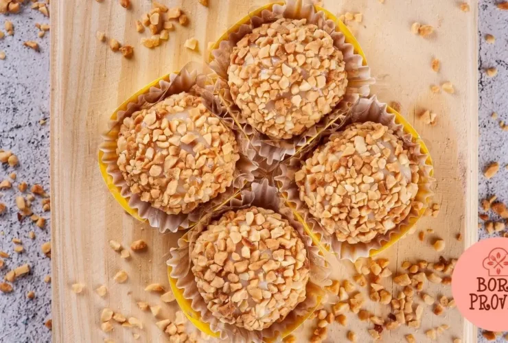 Brigadeiro Gourmet de Capim-Limão com Crocante de Amendoim: