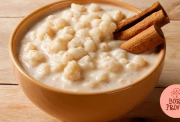 Canjica Branca com Leite de Coco Queimado e Capim-Santo