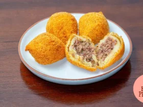 Coxinha de Cordeiro com Massa de Mandioca